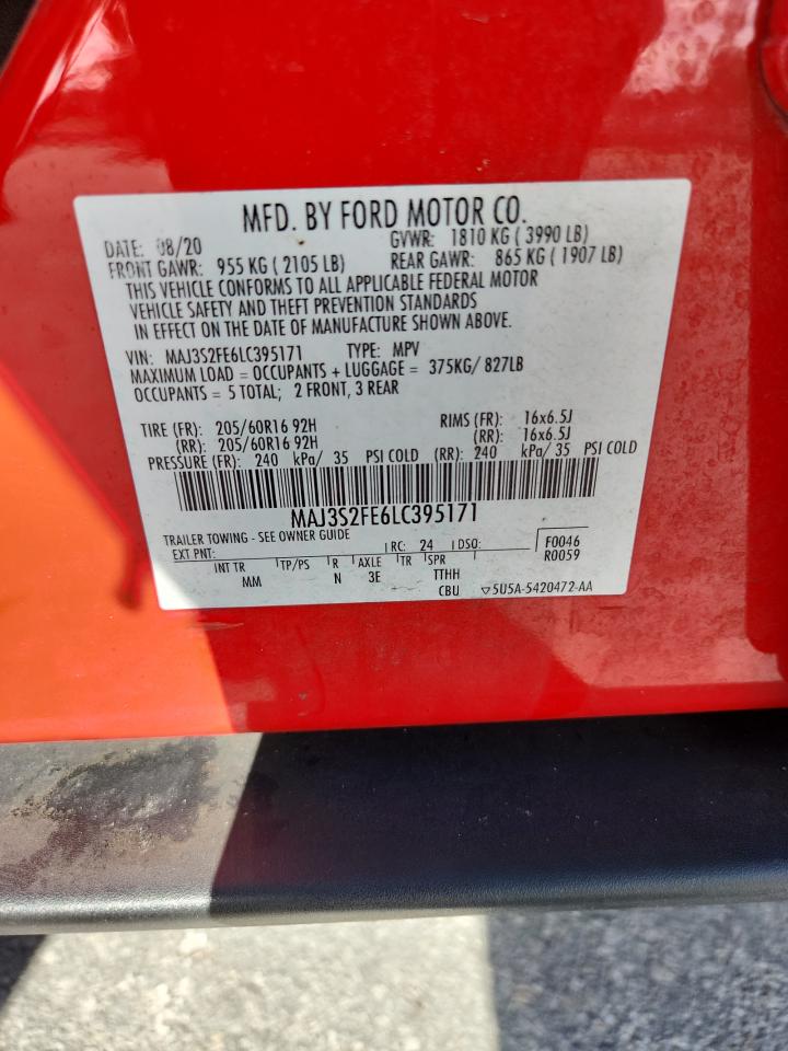 Lot #3311645224 2020 FORD ECOSPORT S