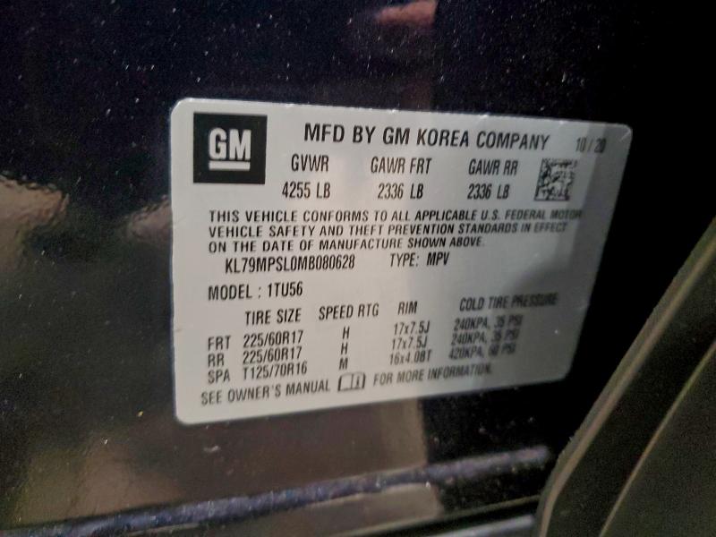 2021 CHEVROLET TRAILBLAZE #3301855012