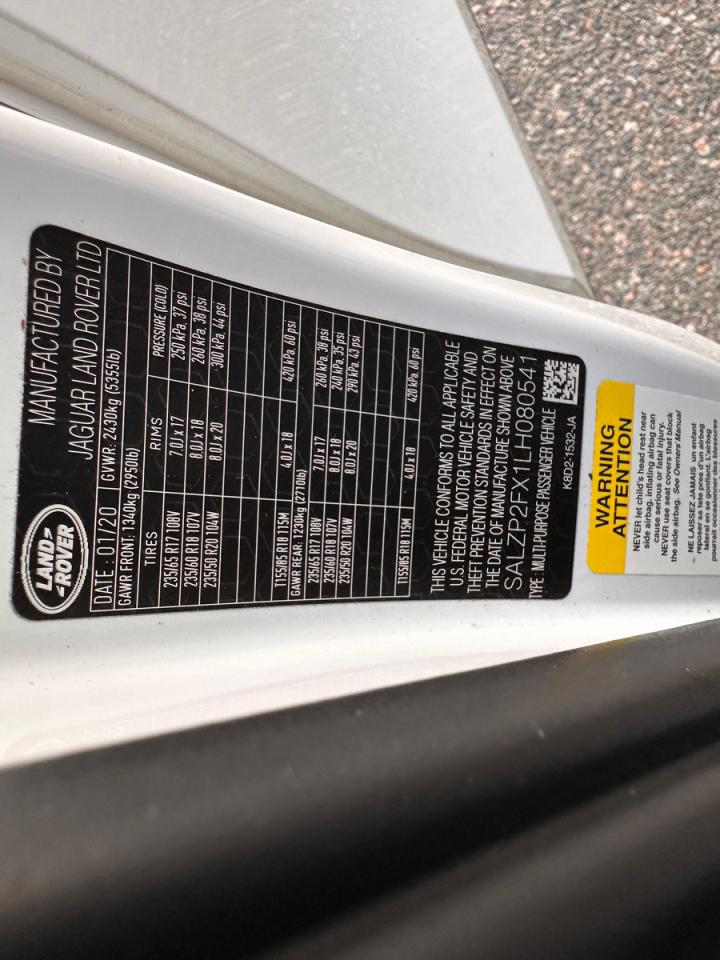 LAND ROVER RANGE ROVER SE