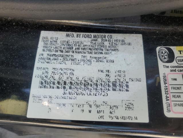 2012 FORD FUSION SEL #3291233985