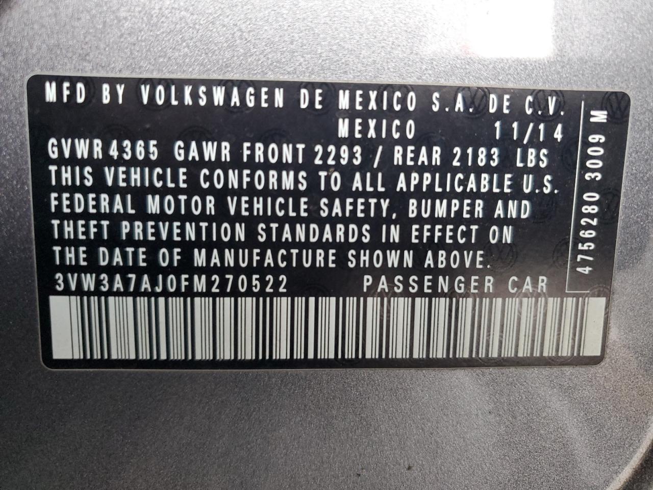 VOLKSWAGEN JETTA TDI