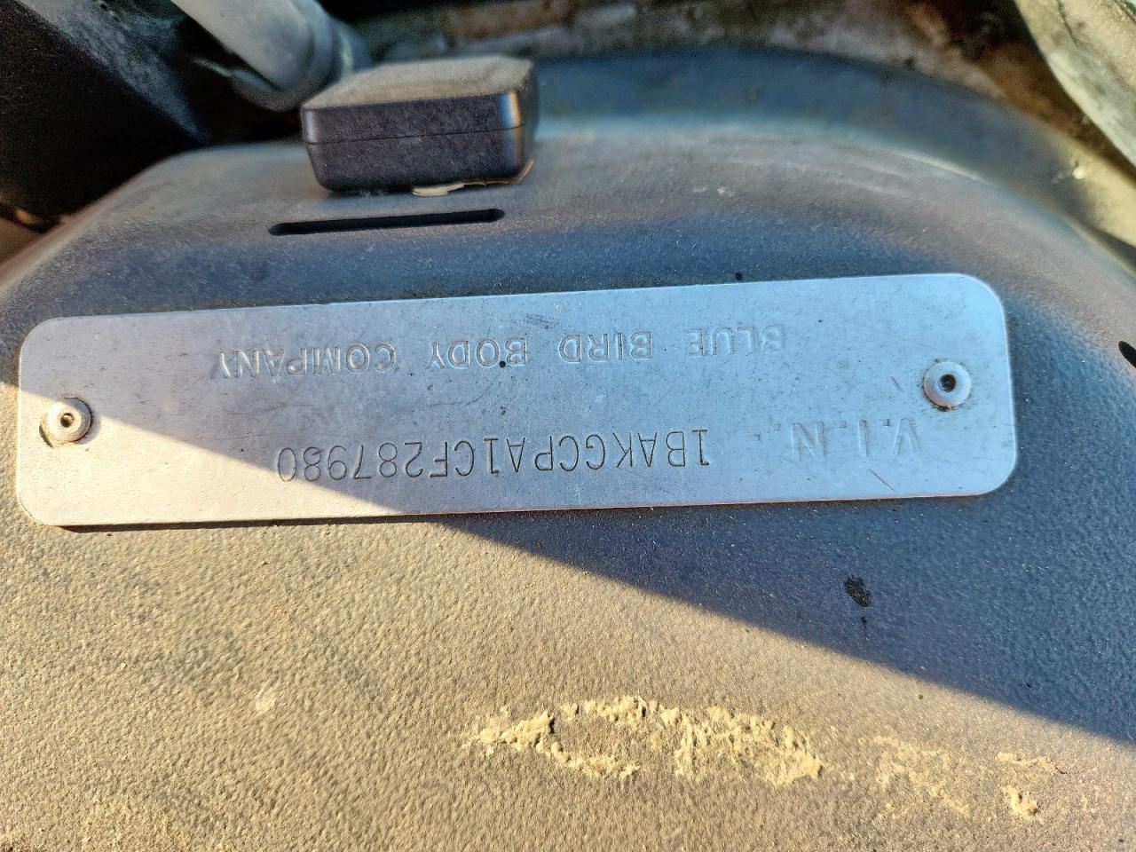 Lot #3286644308 2012 BLUE BIRD SCHOOL BUS