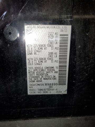 2015 NISSAN ROGUE S #3302759383