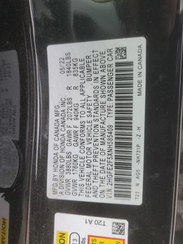 2022 HONDA CIVIC SPOR #3293716409