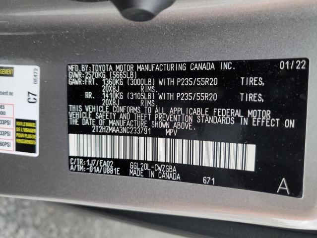 2022 LEXUS RX 350 #3296224425