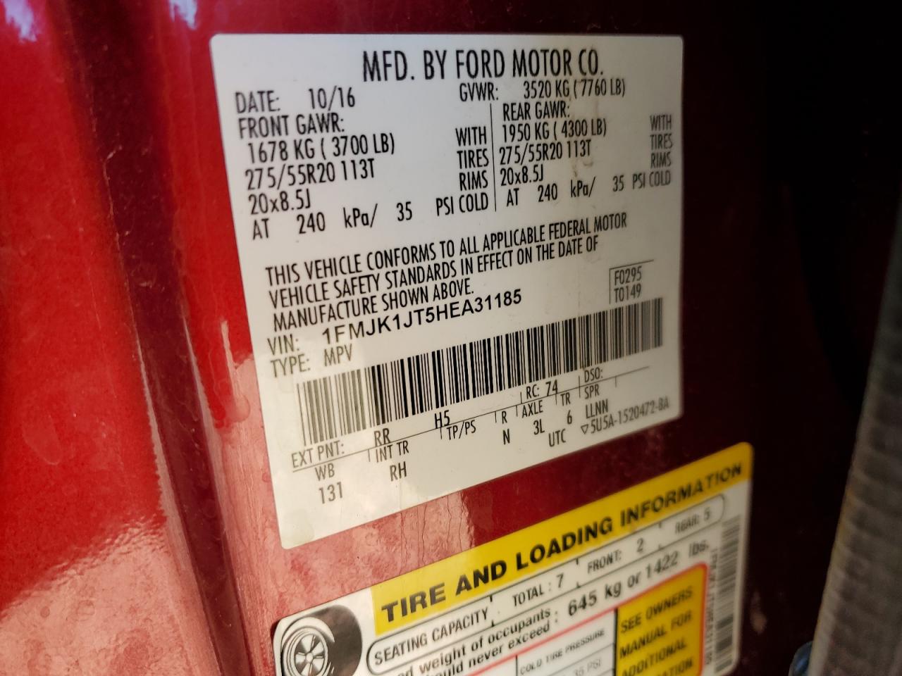 FORD EXPEDITION EL XLT