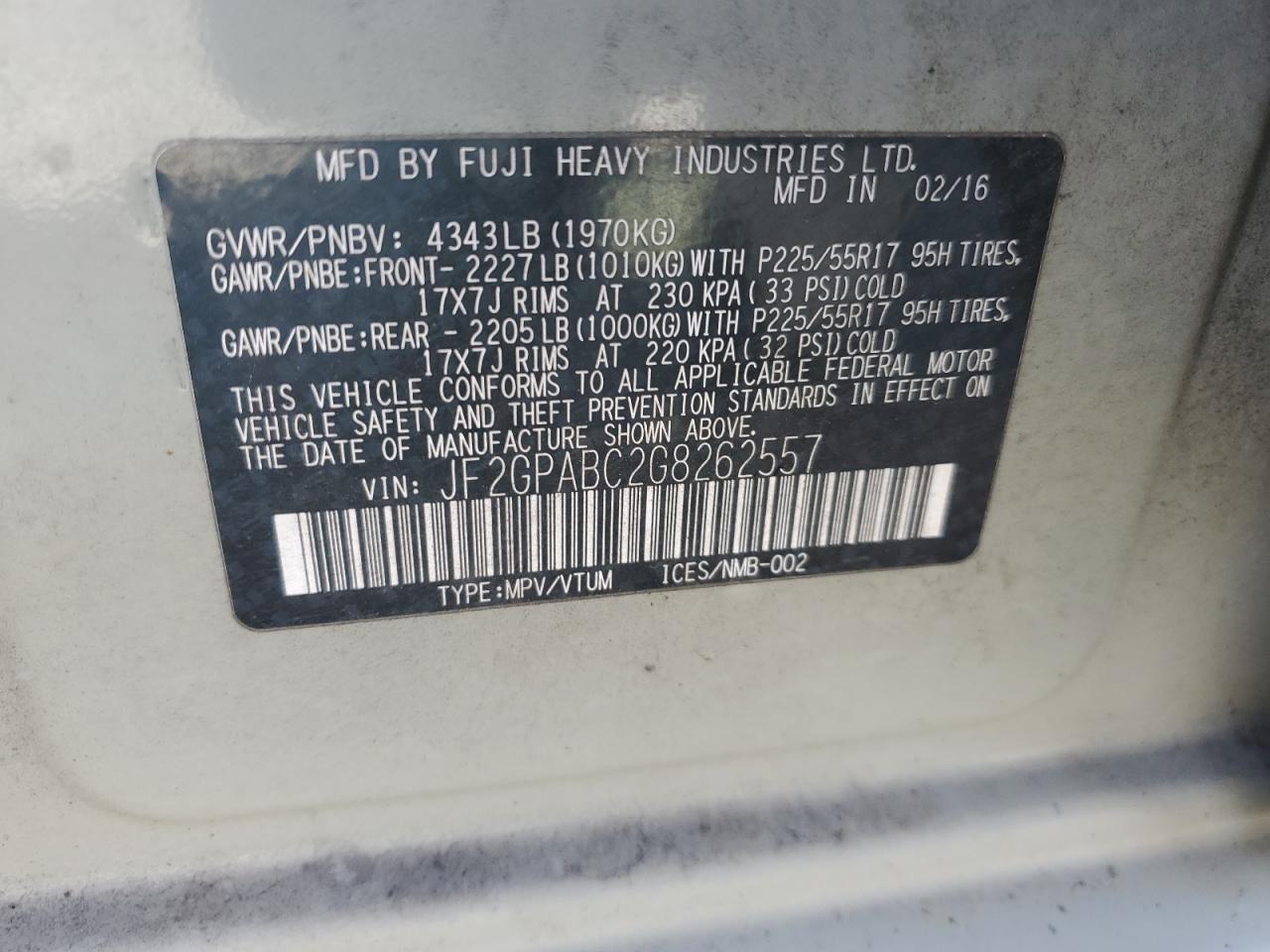 SUBARU CROSSTREK PREMIUM