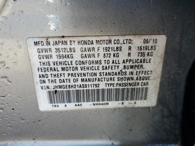 2010 HONDA FIT #3292352293