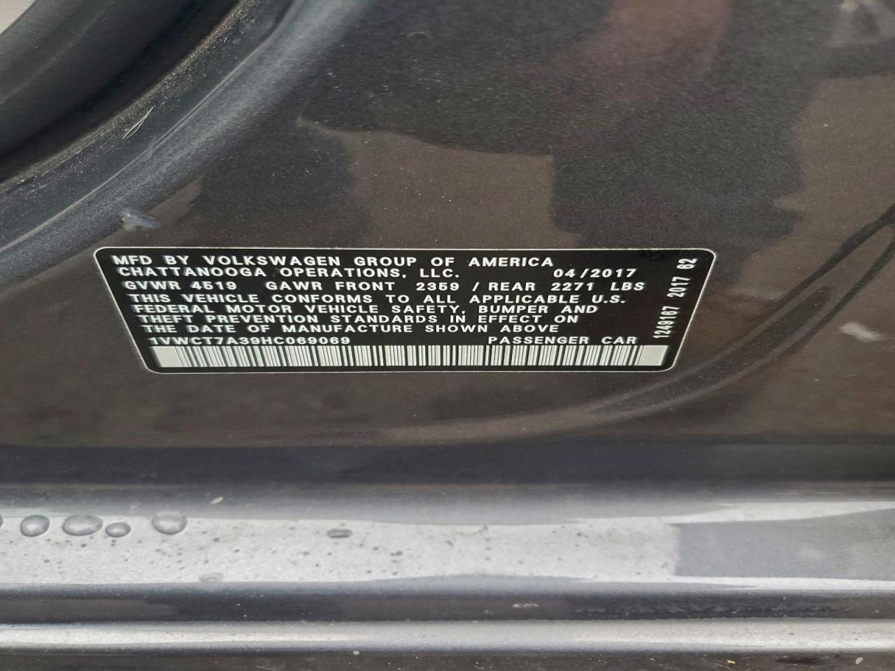 VOLKSWAGEN PASSAT SEL PREMIUM