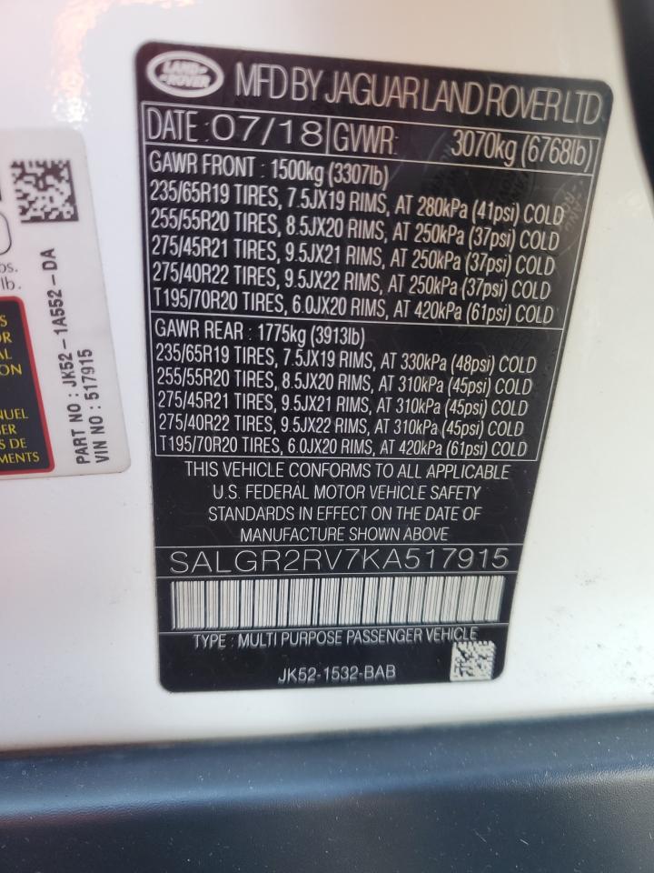 LAND ROVER RANGE ROVER RANGE ROVE