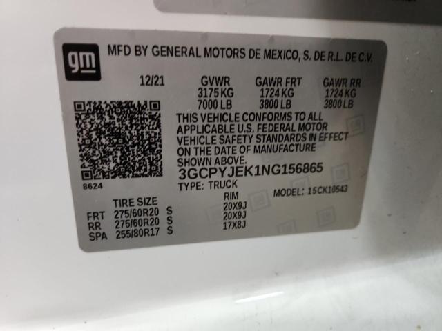 2022 CHEVROLET SILVERADO #3306730785