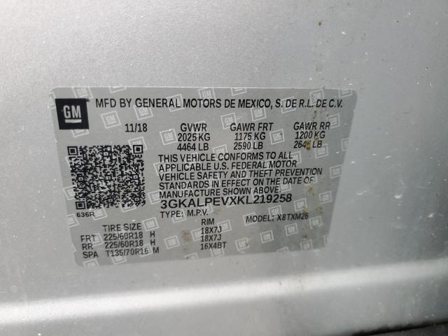 2019 GMC TERRAIN SL #3291202023