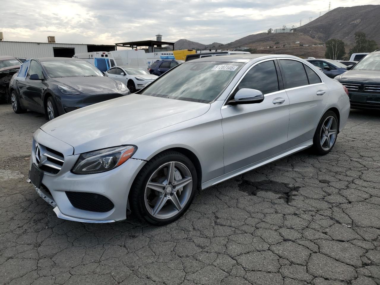Lot #3305767355 2016 MERCEDES-BENZ C 300 4MAT