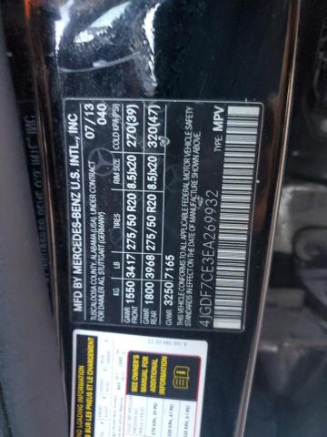 2014 MERCEDES-BENZ GL 450 4MA #3282339316