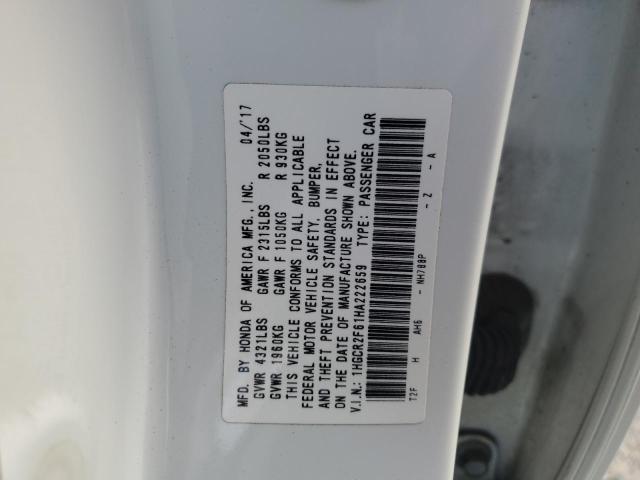 2017 HONDA ACCORD SPO #3301821354
