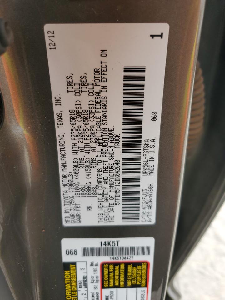 TOYOTA TUNDRA CREWMAX SR5