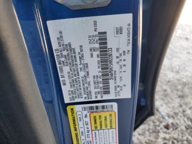 2017 FORD FUSION SE #3291788589