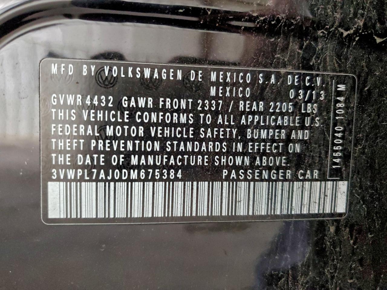 VOLKSWAGEN JETTA TDI