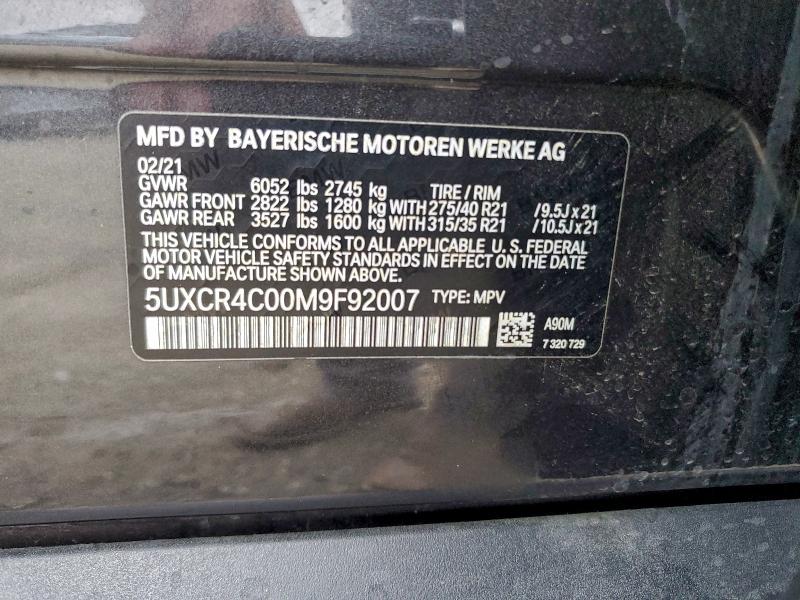 2021 BMW X5 SDRIVE #3296978843