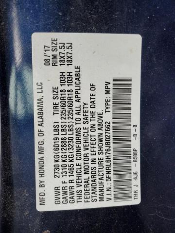 2018 HONDA ODYSSEY EX #3292535735