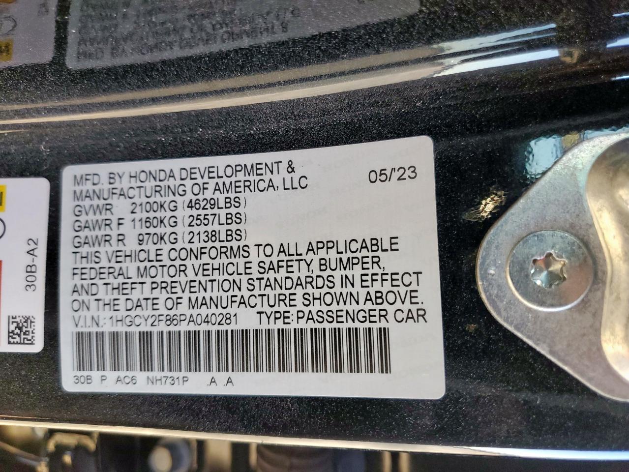 HONDA ACCORD TOURING HYBRID