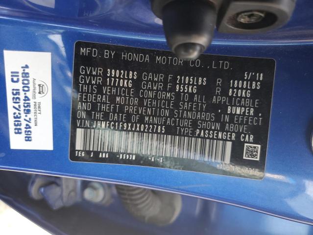 2018 HONDA CIVIC TOUR #3301964434