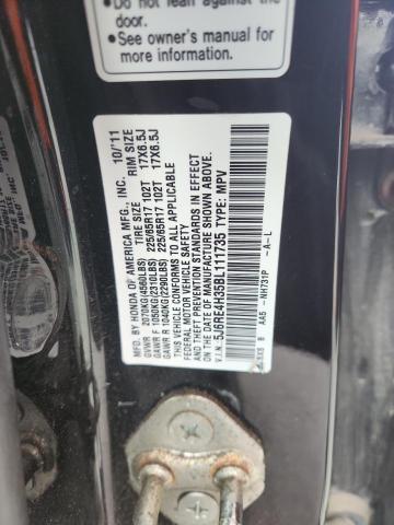 2011 HONDA CR-V LX - 5J6RE4H35BL111735