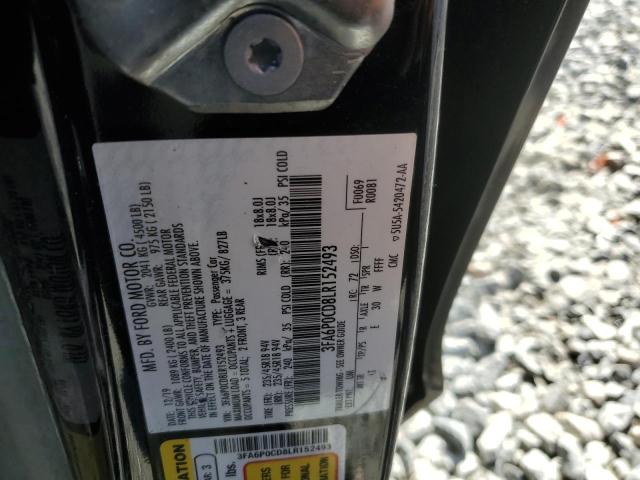 2020 FORD FUSION SEL - 3FA6P0CD8LR152493