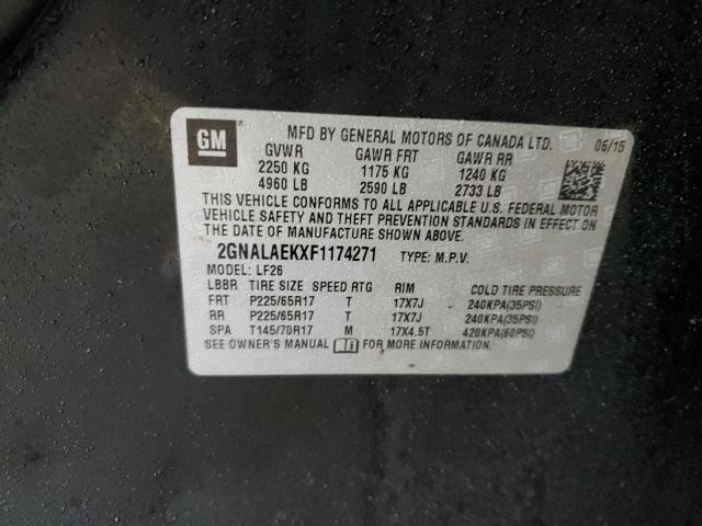 2015 CHEVROLET EQUINOX LS #3304738912