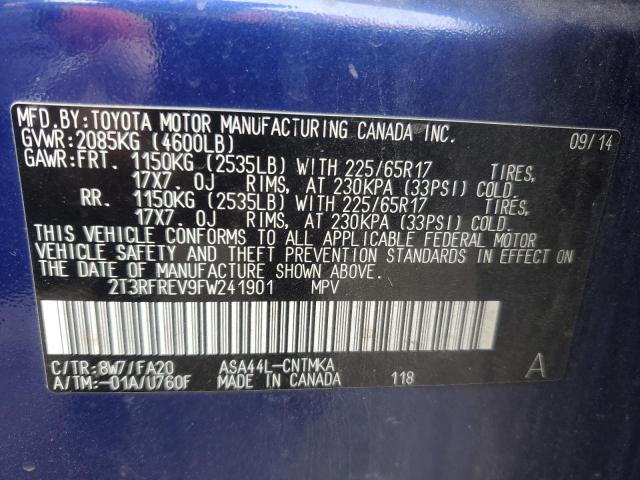 2015 TOYOTA RAV4 XLE #3297975817