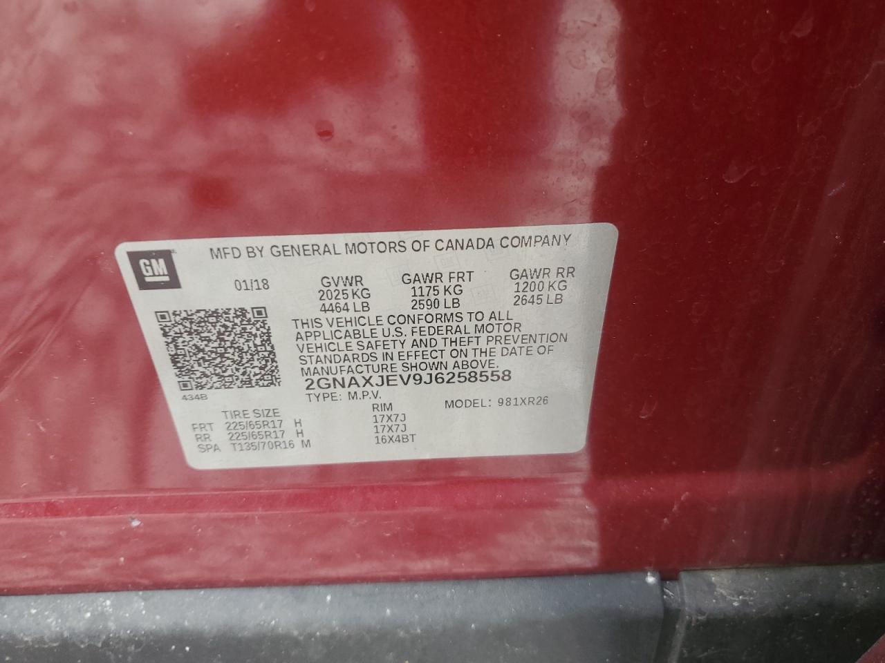 CHEVROLET EQUINOX LT