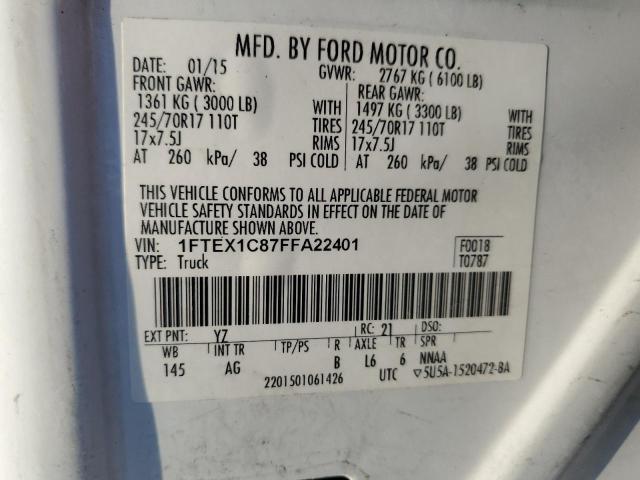 2015 FORD F150 SUPER #3301835357