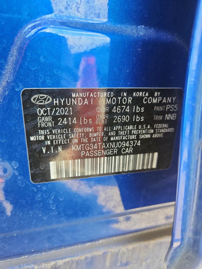 2022 GENESIS G70 BASE #3305609764