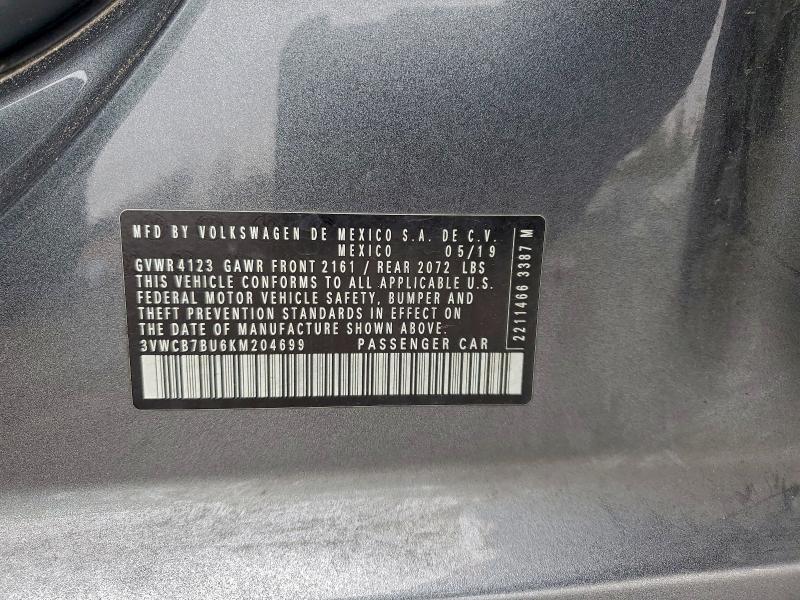 2019 VOLKSWAGEN JETTA S #3301877433