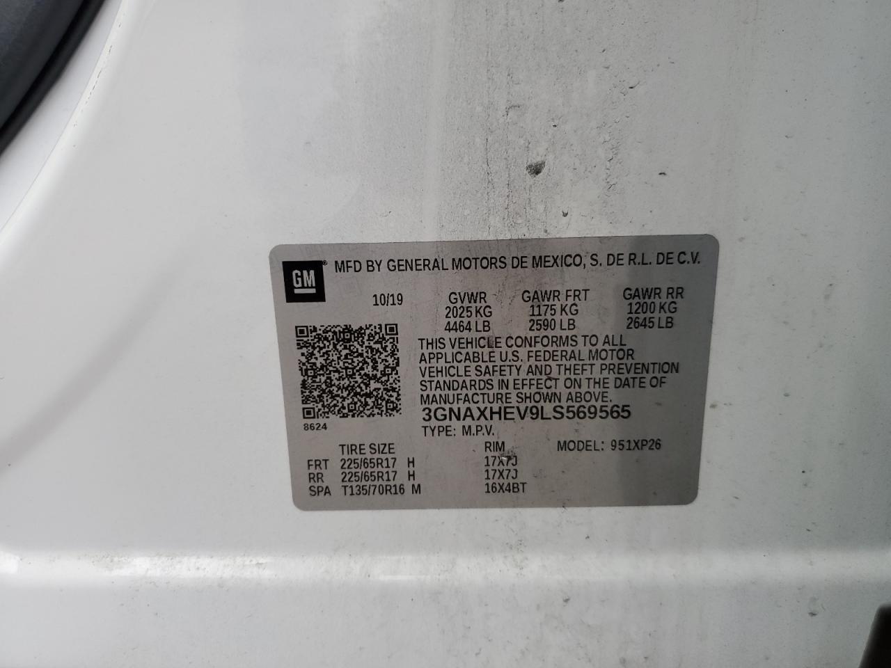 CHEVROLET EQUINOX LS