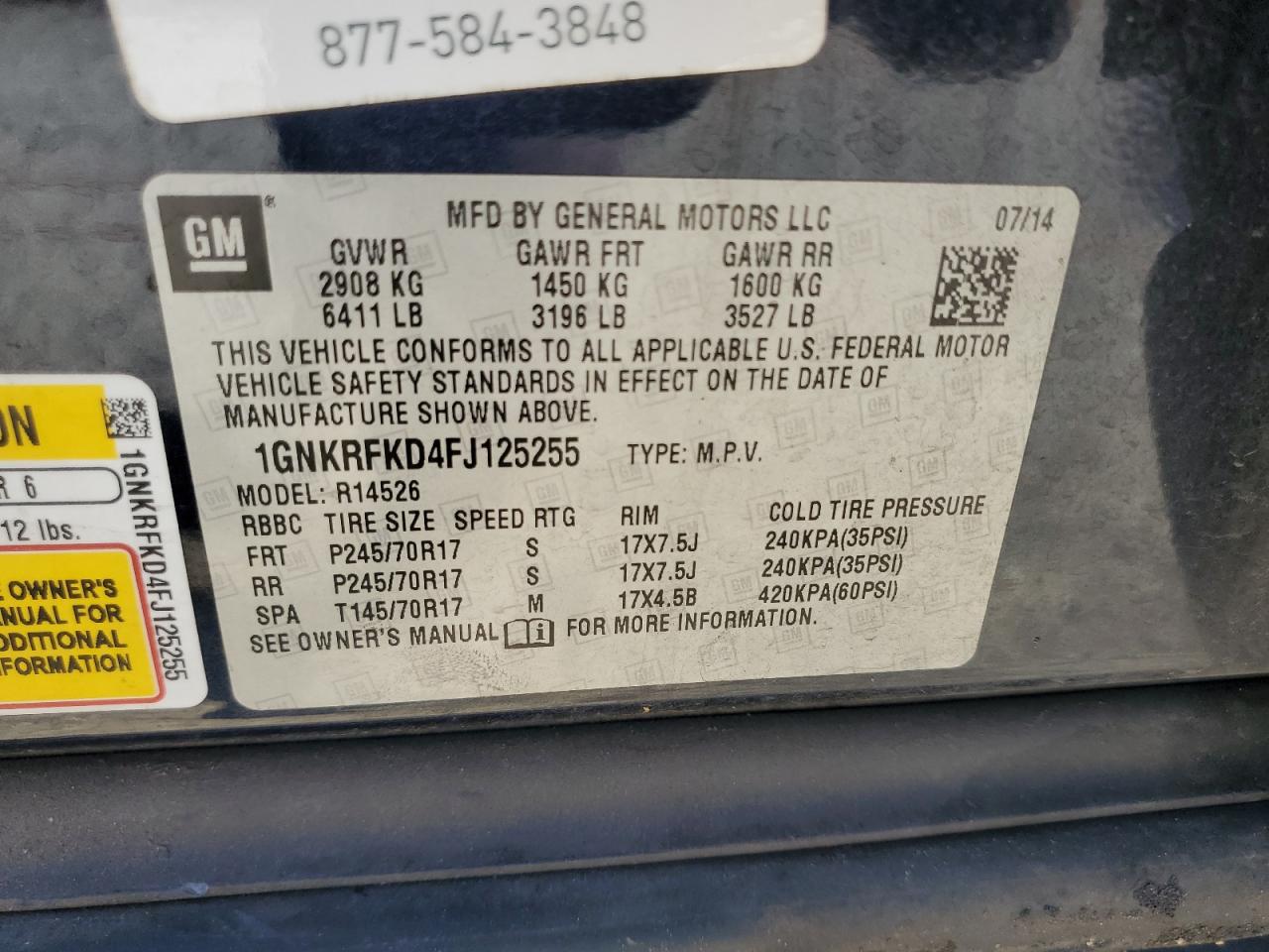 CHEVROLET TRAVERSE LS