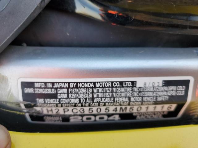 2004 HONDA CBR600 F4 #3286845231