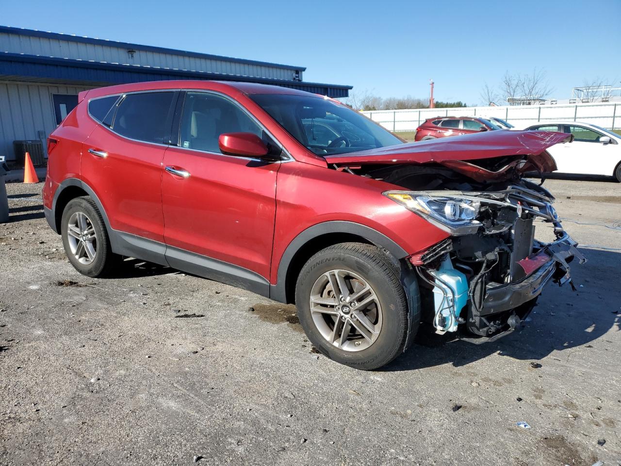 Lot #3308491346 2017 HYUNDAI SANTA FE S