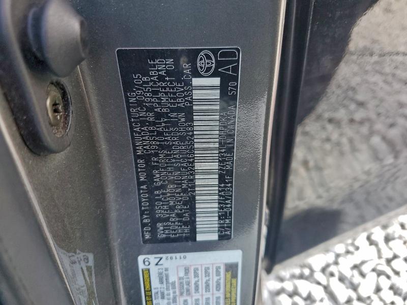 2006 TOYOTA COROLLA MA #3301751352