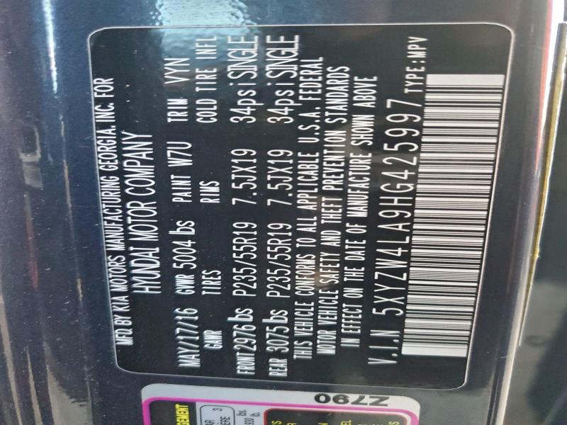 2017 HYUNDAI SANTA FE S #3304955950