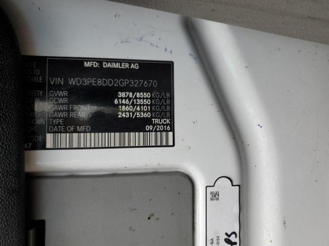 2016 MERCEDES-BENZ SPRINTER #3296533330