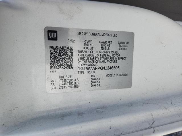 2022 GMC SAVANA G25 #3305466075