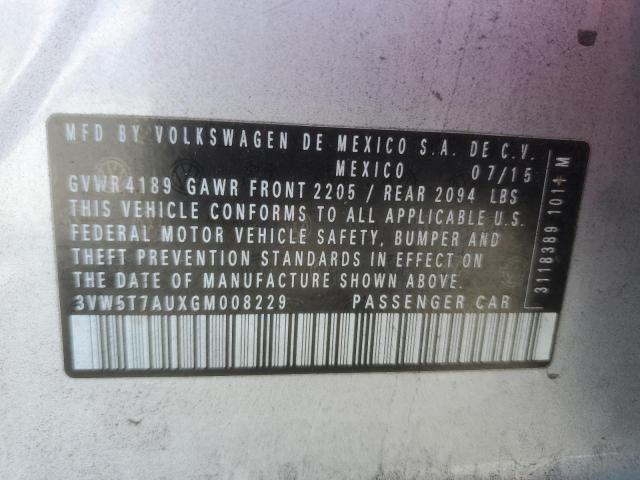 2016 VOLKSWAGEN GTI S/SE #3302799924