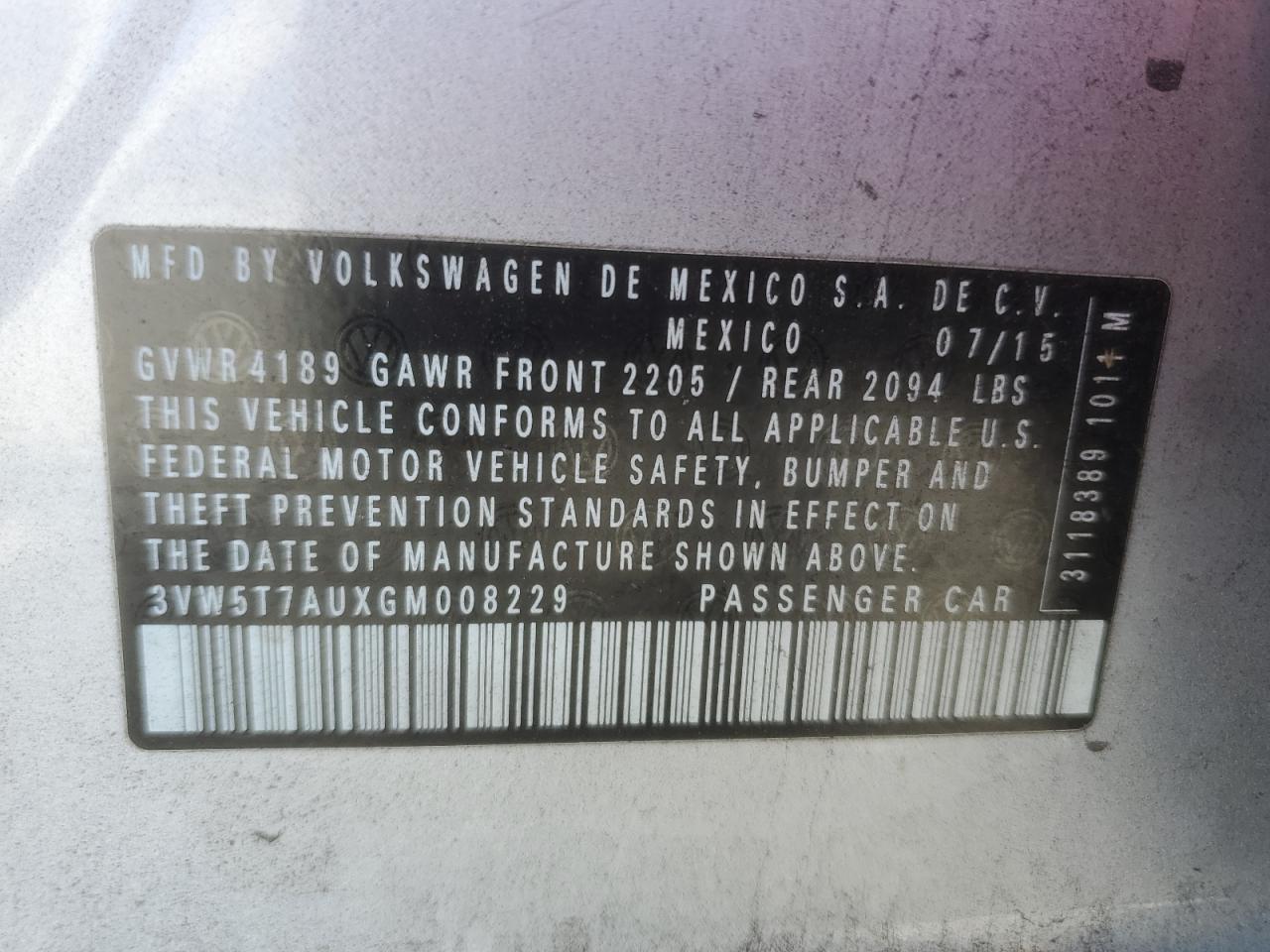 VOLKSWAGEN GOLF GTI S/SE