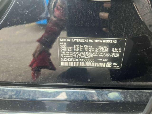 2024 BMW X6 M60I - 5UX43EX0XR9S38005