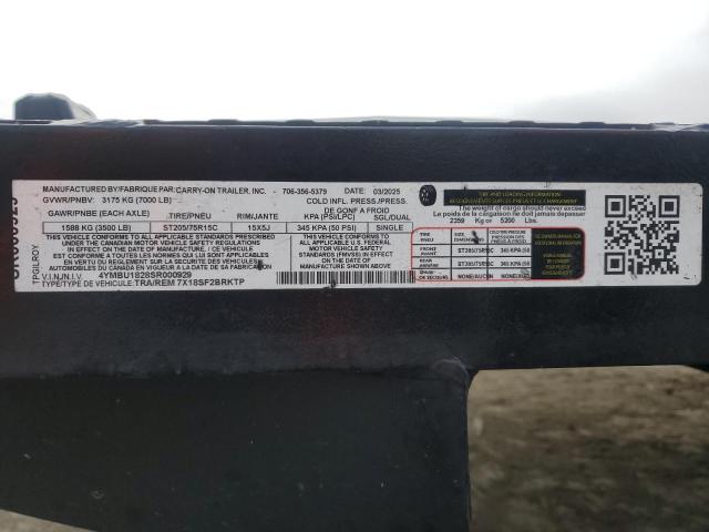 2025 CARRY ON 7X18CH1BRK #3286483168