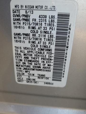2013 NISSAN ROGUE S #3287900282