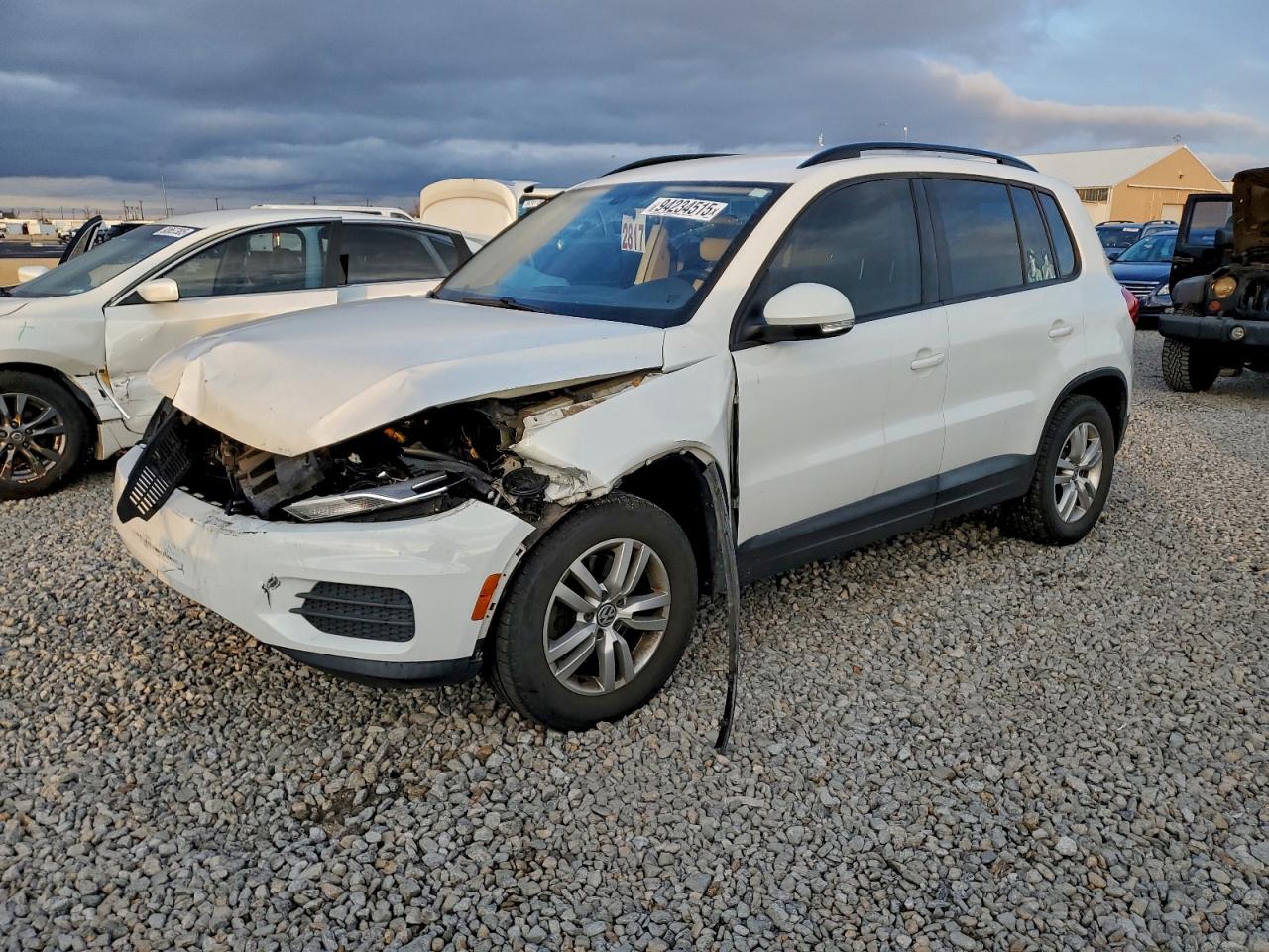 Lot #3302085158 2016 VOLKSWAGEN TIGUAN S