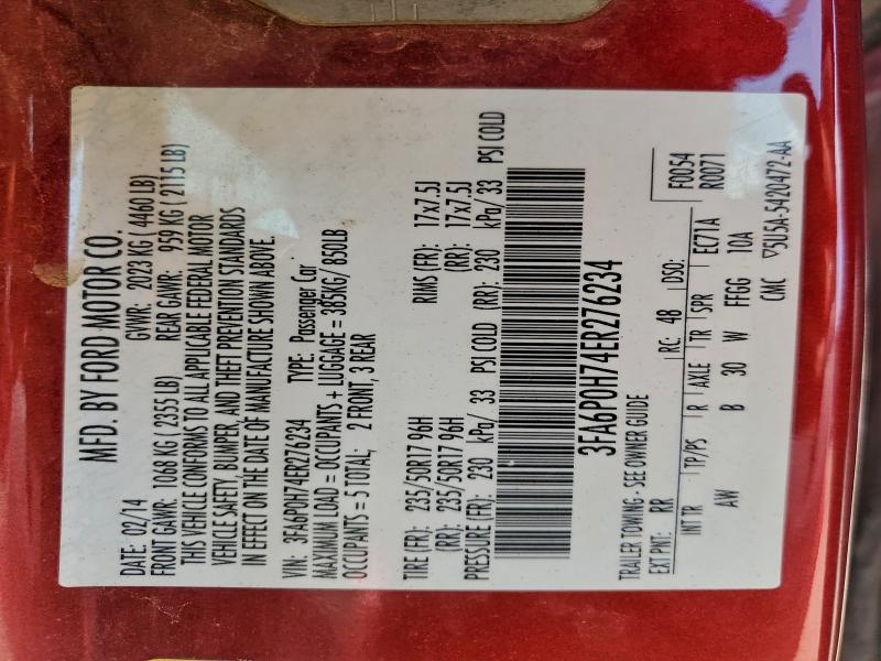 2014 FORD FUSION SE #3296325471