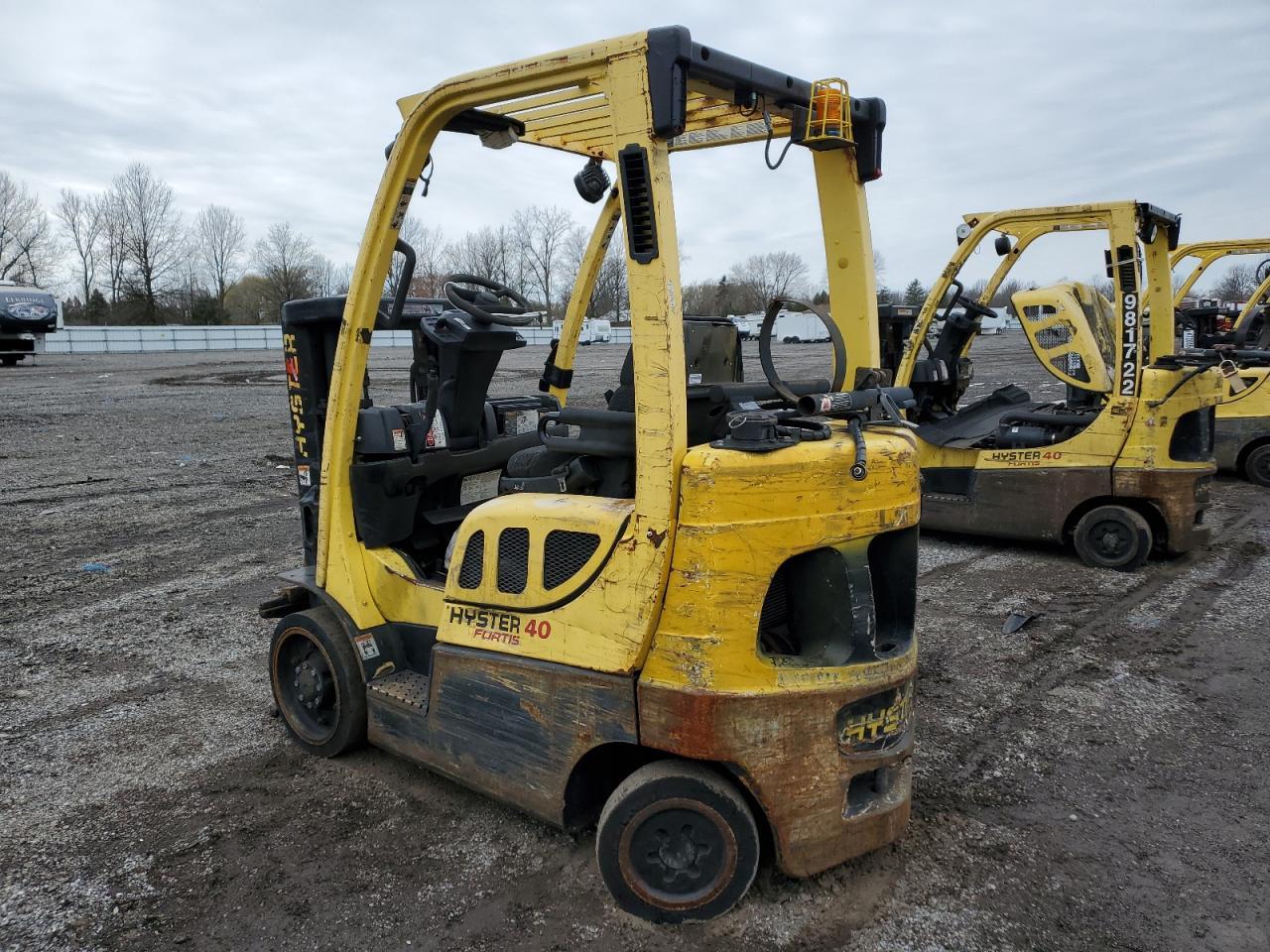 Lot #3278618983 2009 HYSTER FORKLIFT